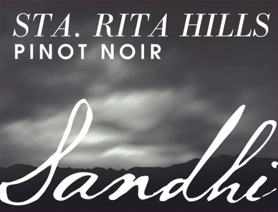 Sta. Rita Hills Pinot Noir Bottle