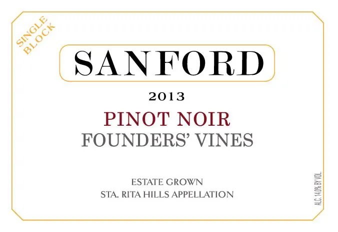 Founders' Vines Pinot Noir Bottle