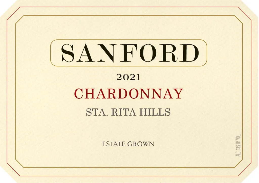 Sta. Rita Hills Chardonnay Bottle