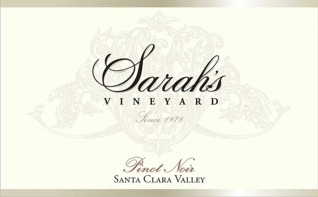 Santa Clara Valley Pinot Noir Bottle