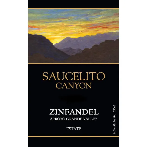 Canyon Estate Zinfandel Bottle