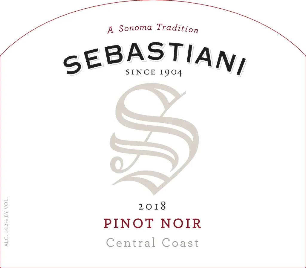 Central Coast Pinot Noir Bottle