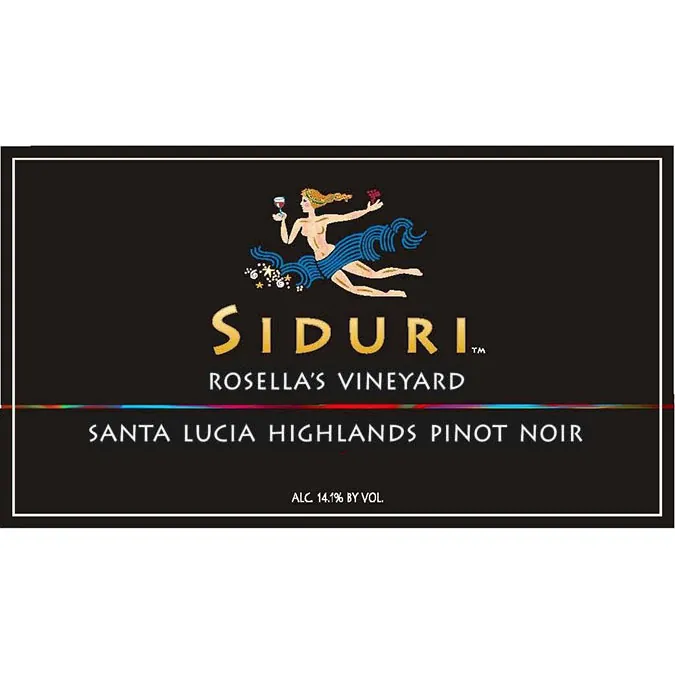 Rosella's Vineyard Pinot Noir Bottle
