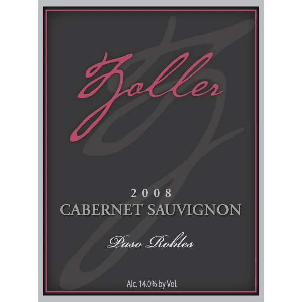 Paso Robles Cabernet Sauvignon Bottle