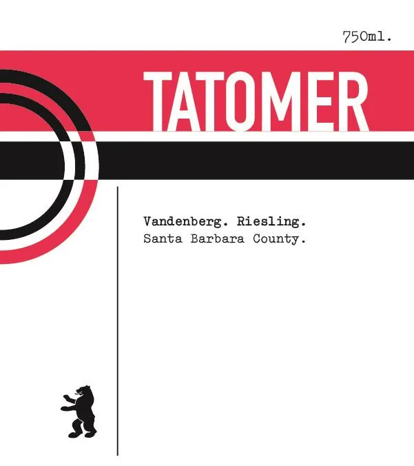 Vandenberg Riesling Bottle