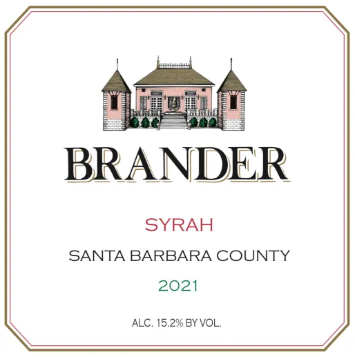 Santa Barbara Syrah Bottle
