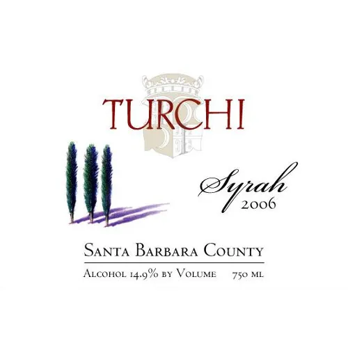 Santa Barbara Syrah Bottle