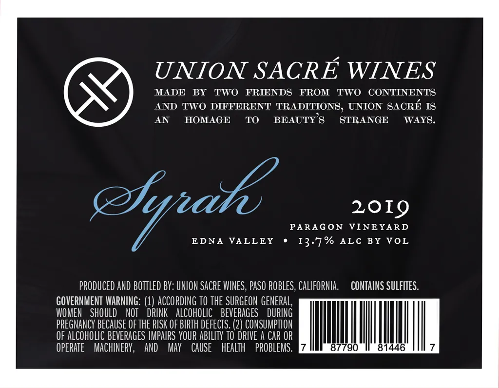 Syrah Bottle