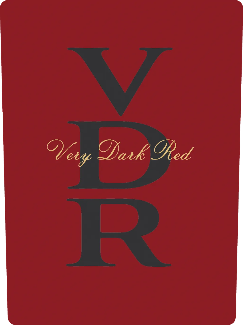 VDR Very Dark Red Bottle