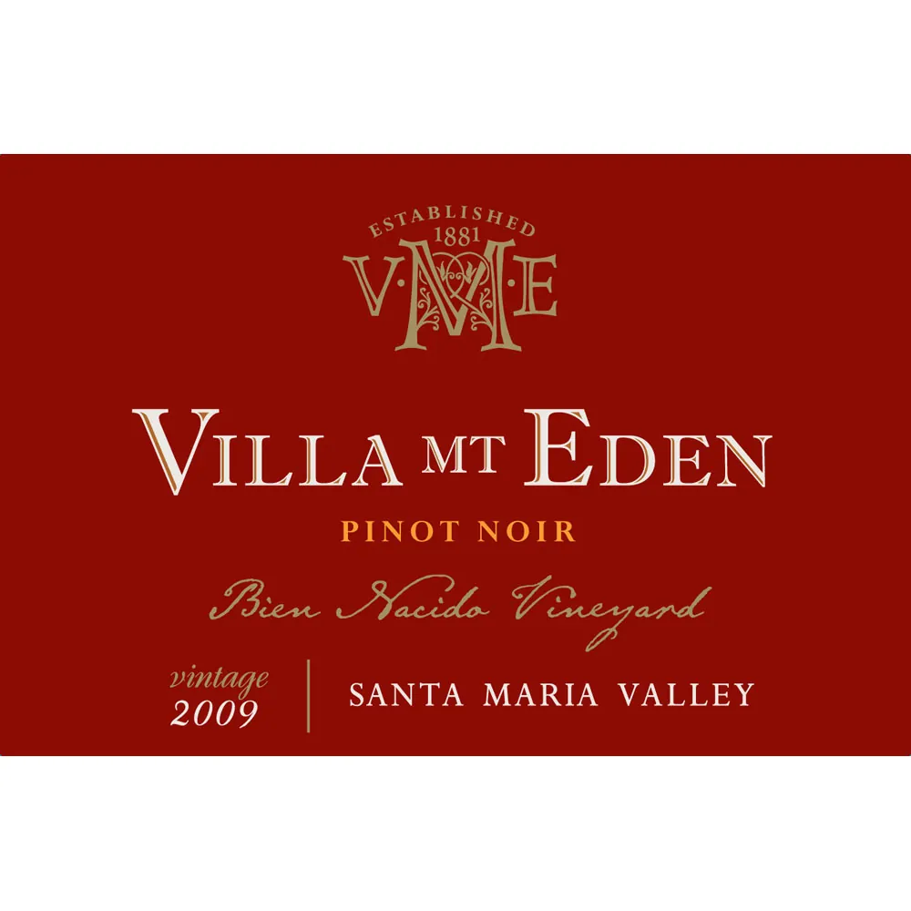 Bien Nacido Vineyard Pinot Noir Bottle