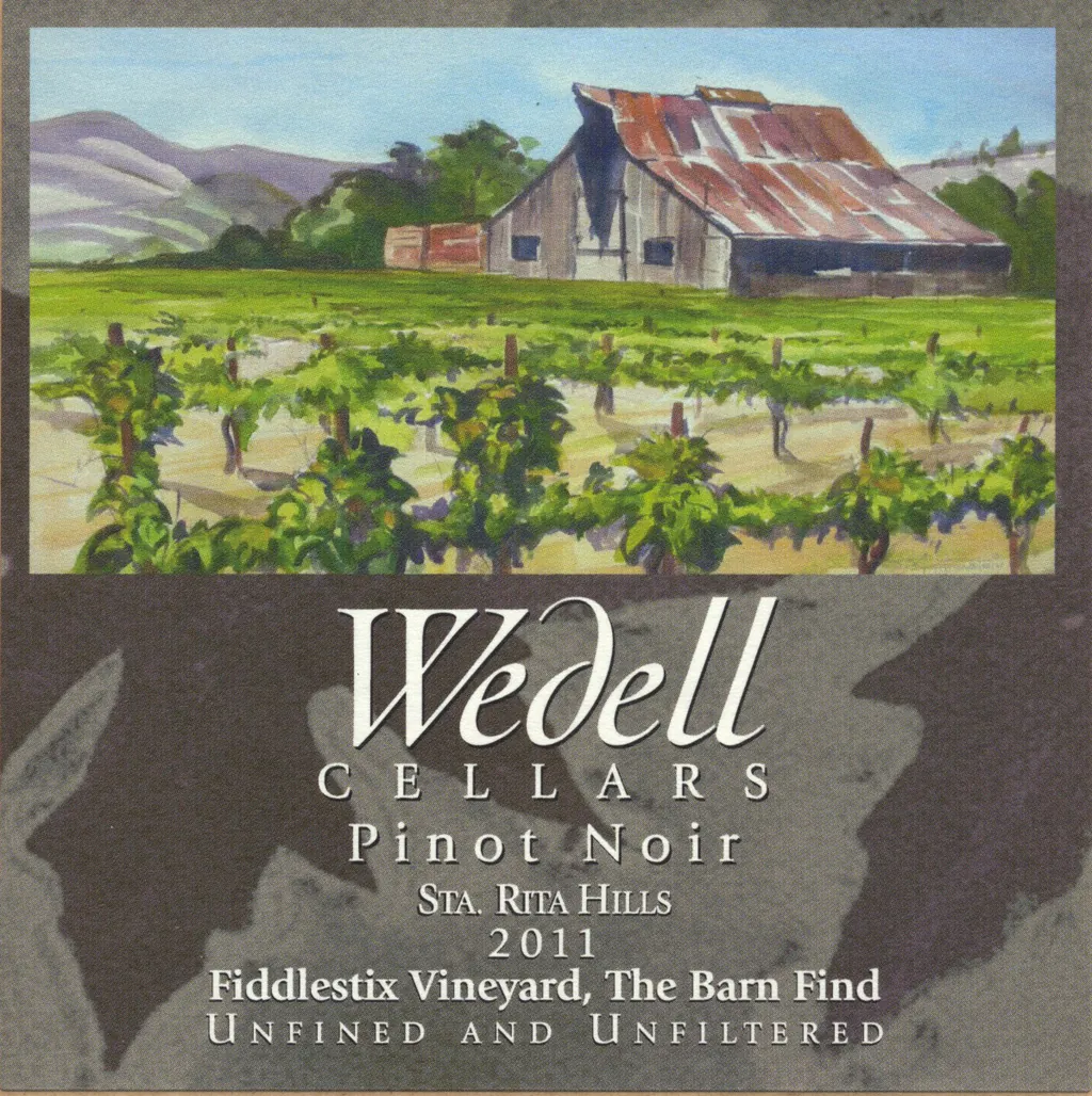 Fiddlestix Vineyard The Barn Find Pinot Noir Bottle