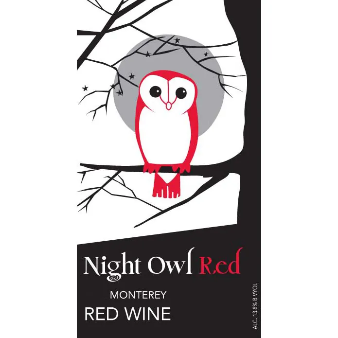 Night Owl Red Wine Bottle