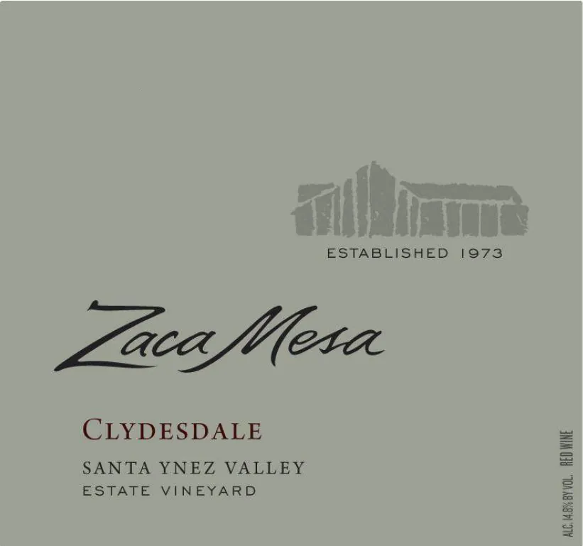 Clydesdale Syrah Bottle