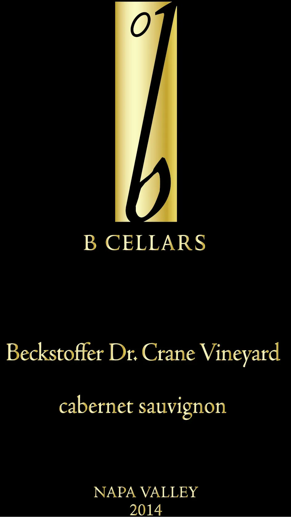 Beckstoffer Dr. Crane Vineyard Cabernet Sauvignon Bottle