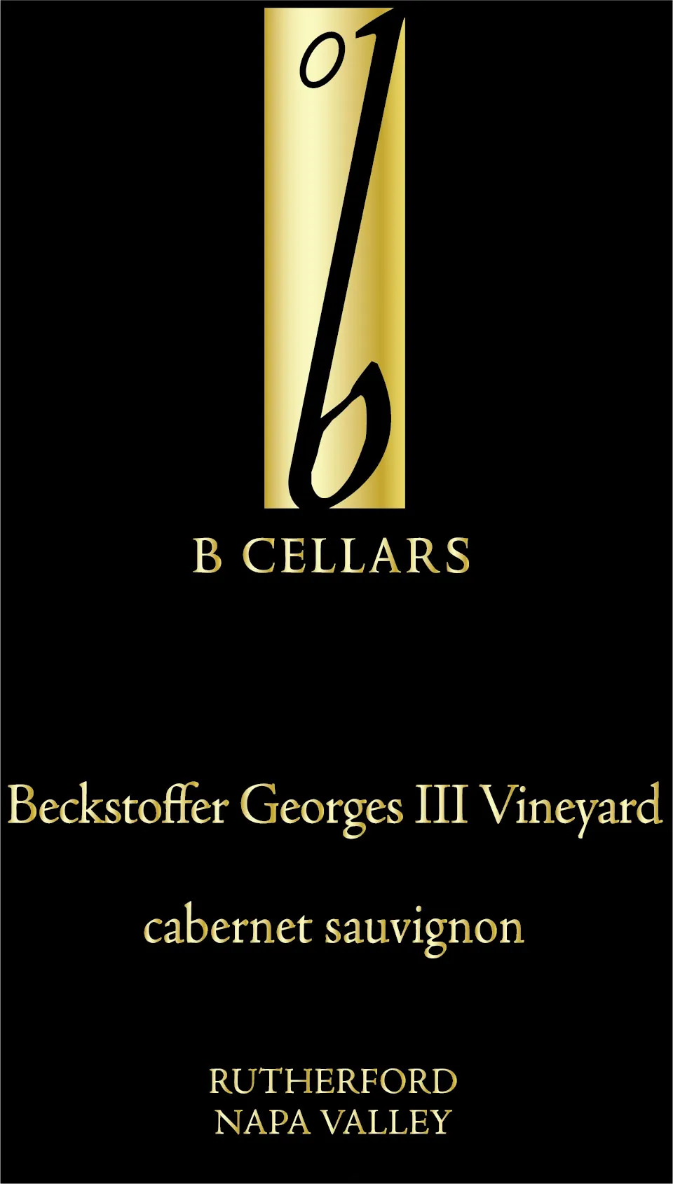 Beckstoffer Georges III Vineyard Cabernet Sauvignon Bottle