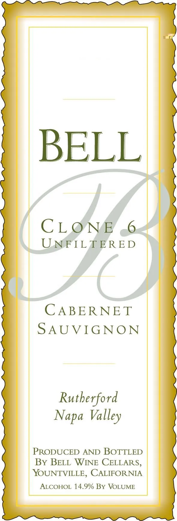 Clone 6 Cabernet Sauvignon Bottle