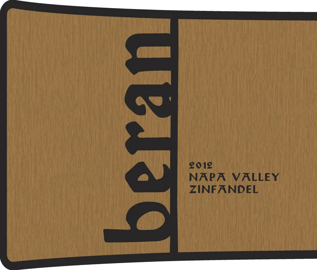 Napa Valley Zinfandel Bottle