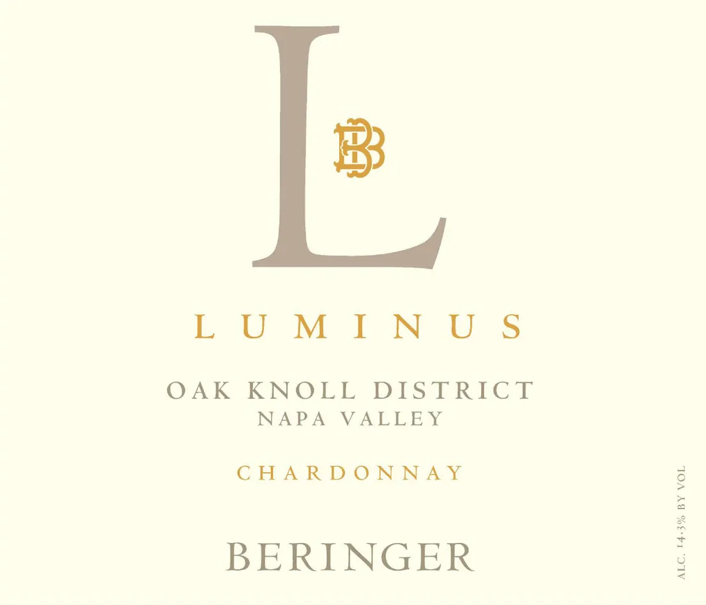 Luminus Chardonnay Bottle