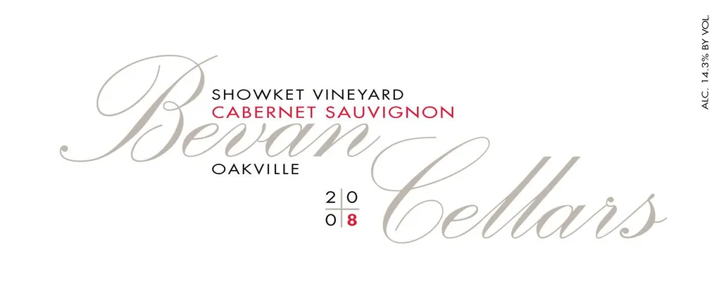 Showket Vineyard Cabernet Sauvignon Bottle