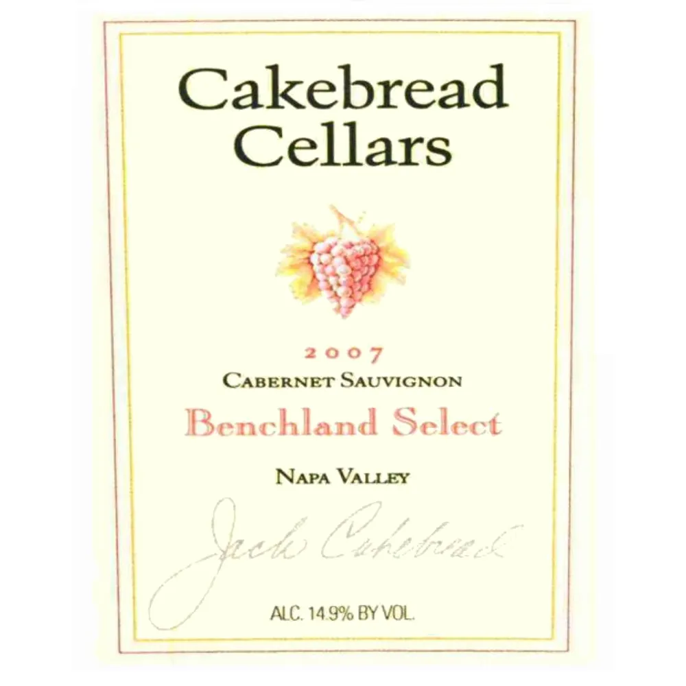 Benchland Select Cabernet Sauvignon Bottle