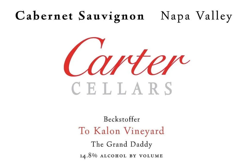 The Grand Daddy Cabernet Sauvignon Bottle