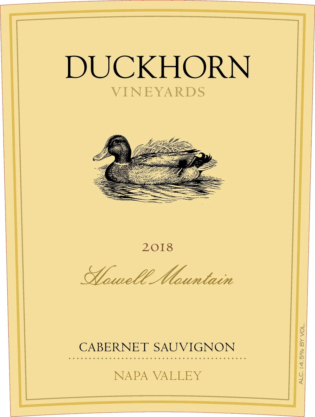 Howell Mountain Cabernet Sauvignon Bottle