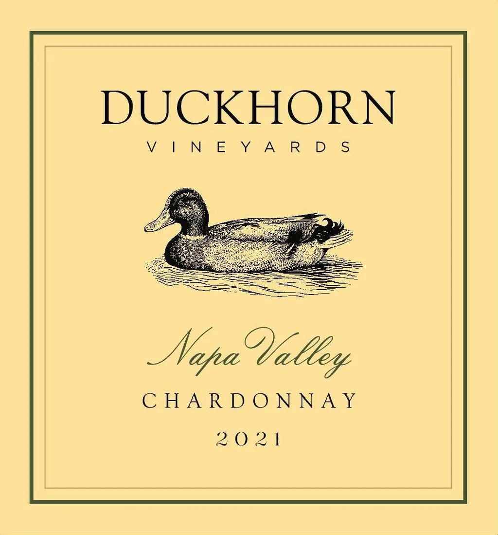 Napa Valley Chardonnay Bottle