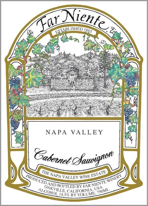 Napa Valley Cabernet Sauvignon Bottle