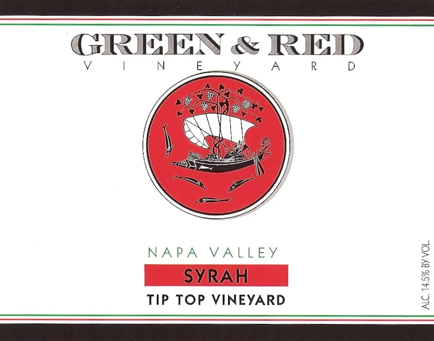 Tip Top Vineyard Syrah Bottle