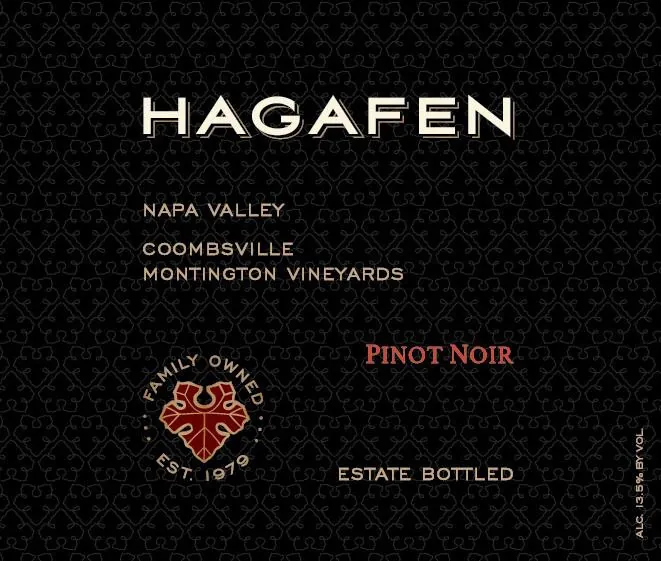 Coombsville Pinot Noir Bottle