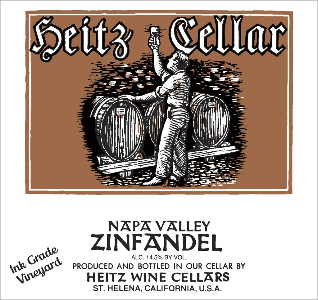 Ink Grade Vineyard Zinfandel Bottle