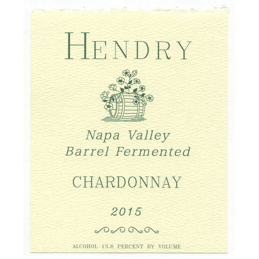 Barrel Fermented Chardonnay Bottle