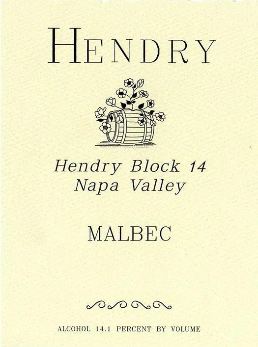 Block 14 Malbec Bottle