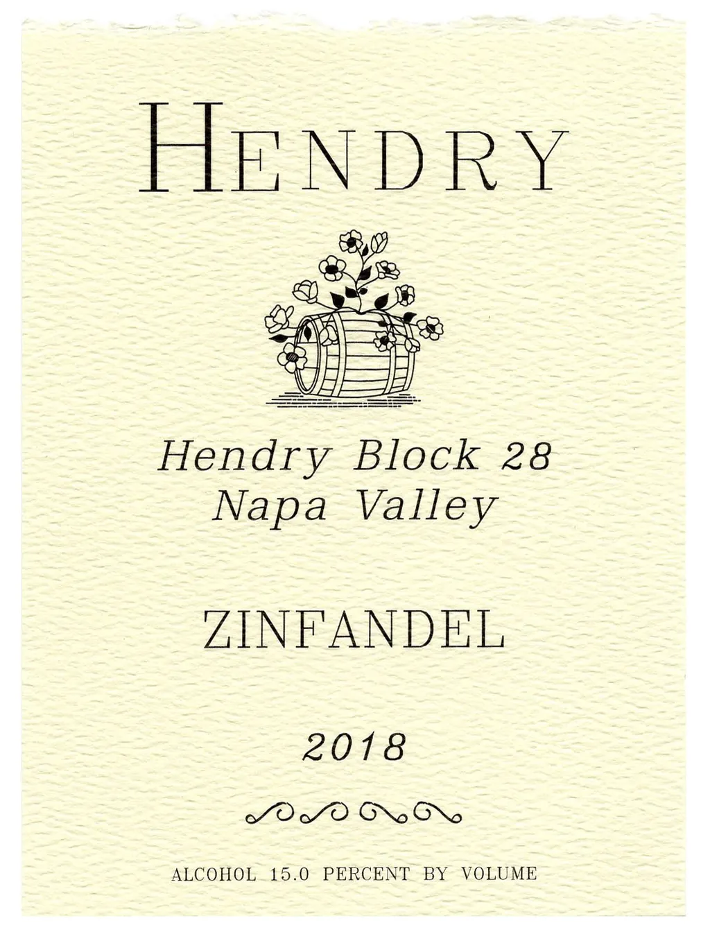 Block 28 Zinfandel Bottle