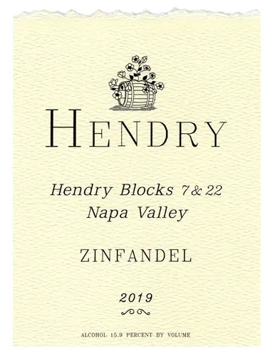 Block 7 and 22 Zinfandel Bottle