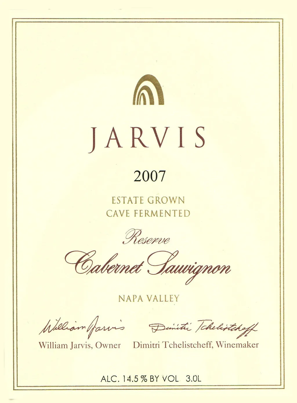 Reserve Cabernet Sauvignon Bottle