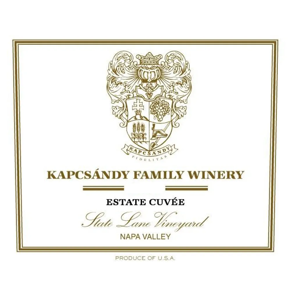 State Lane Vineyard Estate Cuvee Bottle