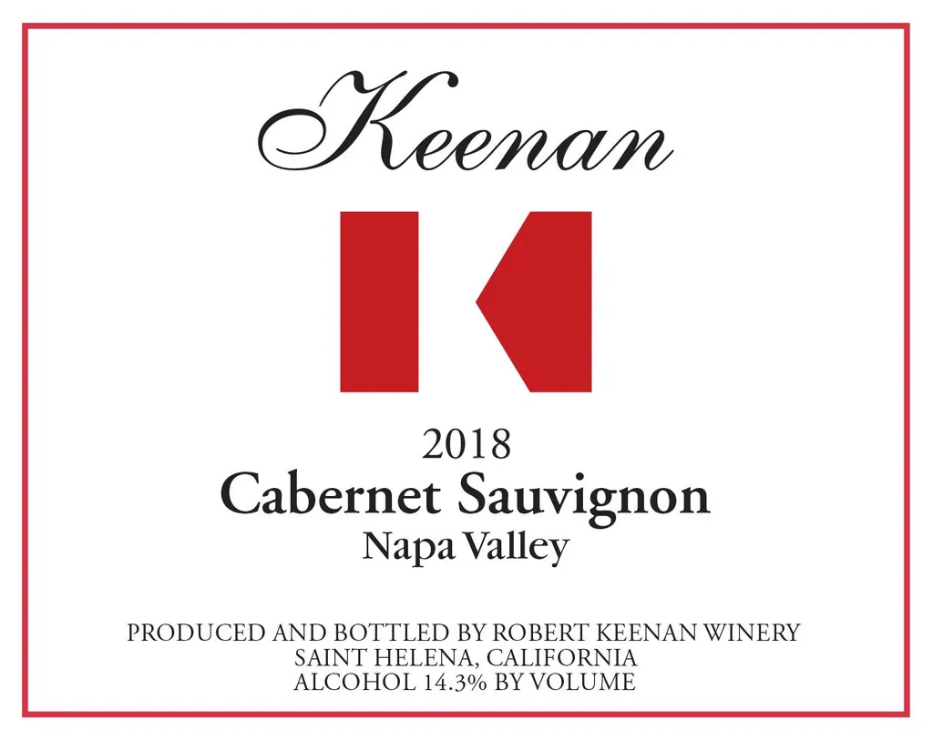 Napa Valley Cabernet Sauvignon Bottle