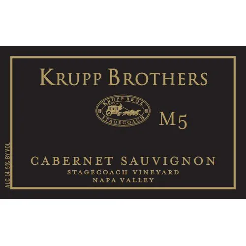 Stagecoach Vineyard M5 Cabernet Sauvignon Bottle