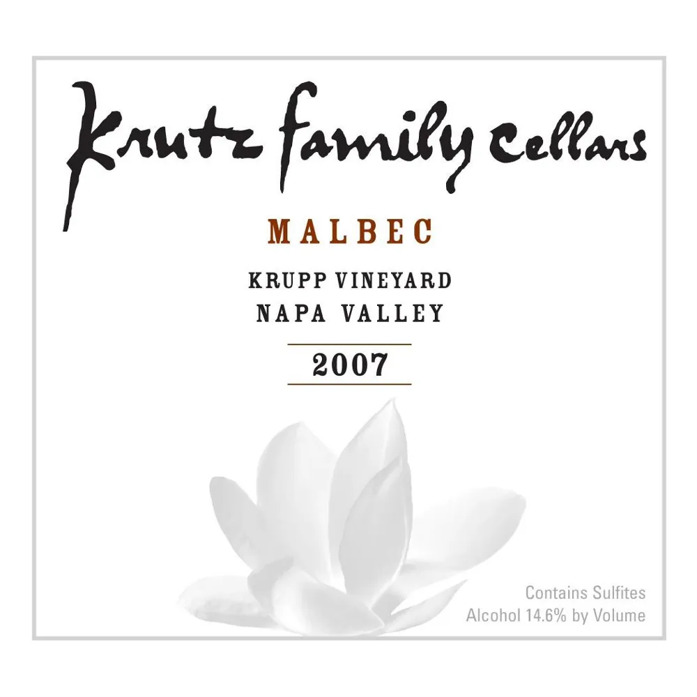 Krupp Vineyard Malbec Bottle