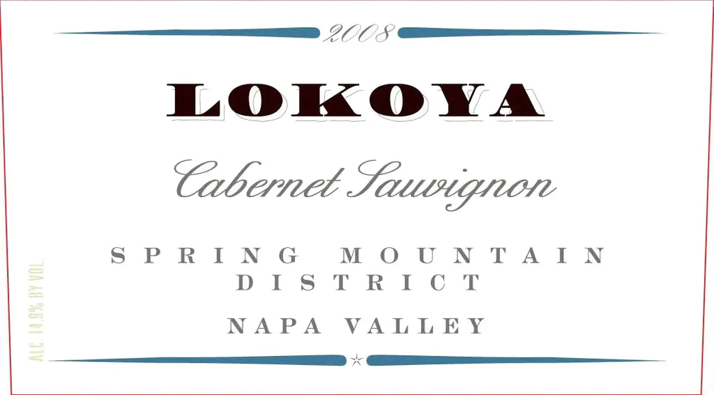 Spring Mountain District Cabernet Sauvignon Bottle