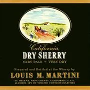 Dry Sherry Bottle