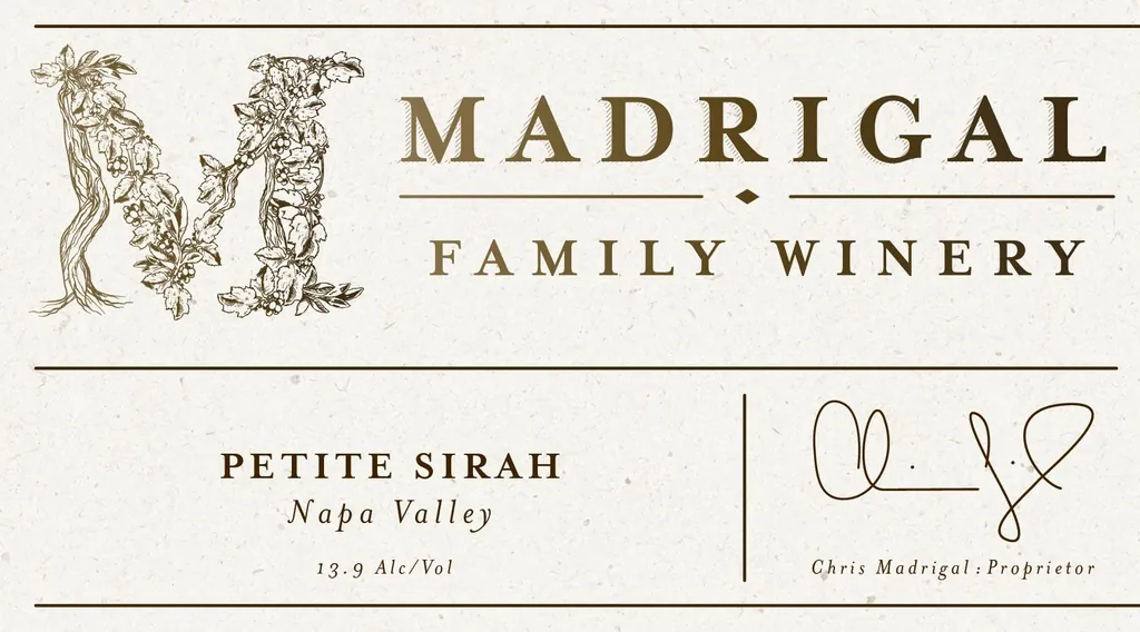 Petite Sirah Bottle
