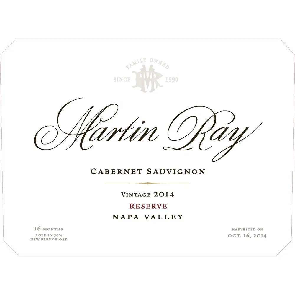 Napa Reserve Cabernet Sauvignon Bottle