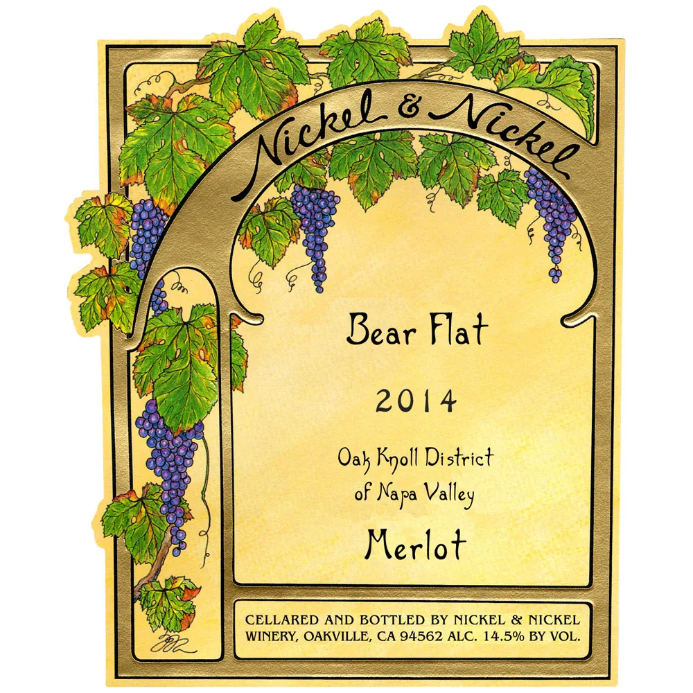 Bear Flat Merlot Bottle