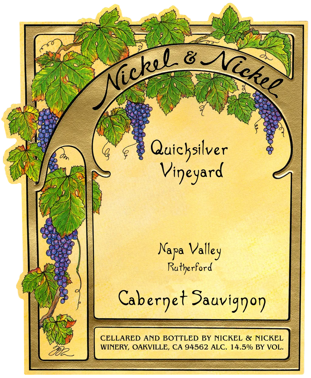 Quicksilver Cabernet Sauvignon Bottle