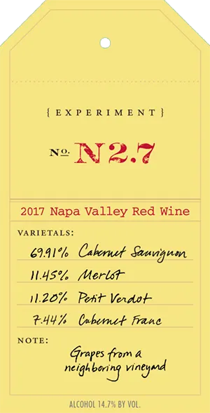 Experiment N.27 Red Bottle