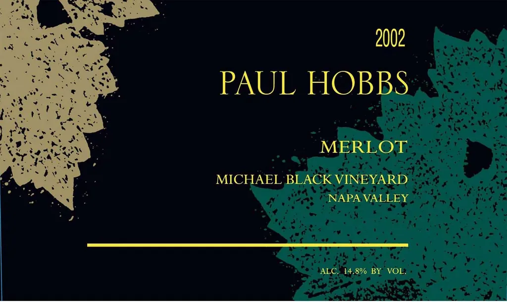 Michael Black Vineyard Merlot Bottle