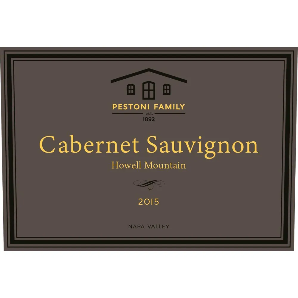 Pestoni Howell Mountain Cabernet Sauvignon Bottle