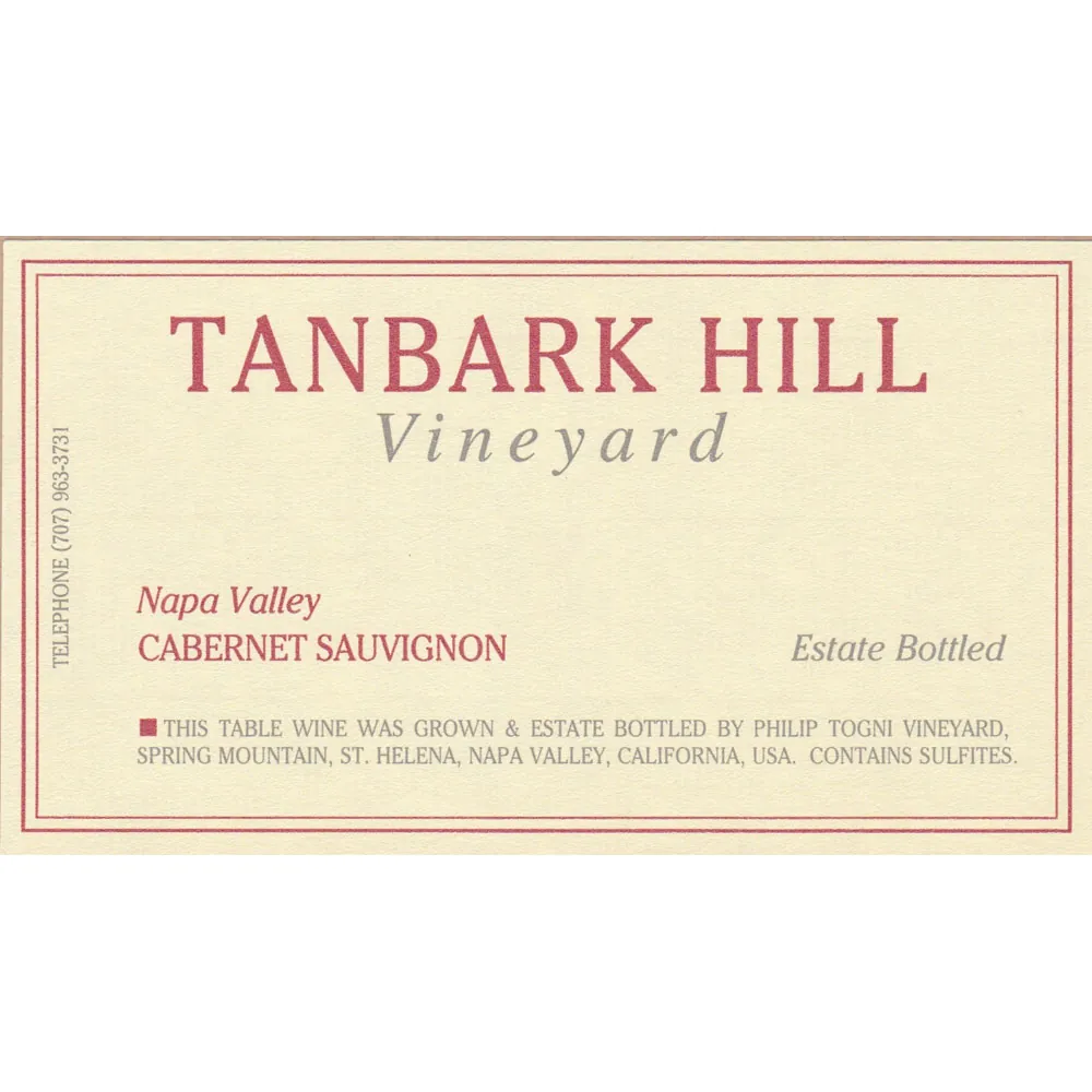 Tanbark Hill Cabernet Sauvignon Bottle